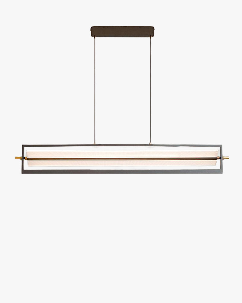WOMO Argyle Texture Acrylic Linear Pendant-WM3184