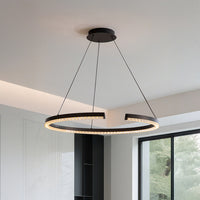 WOMO Minimalist Semi-Circular Acrylic Chandelier-WM3186