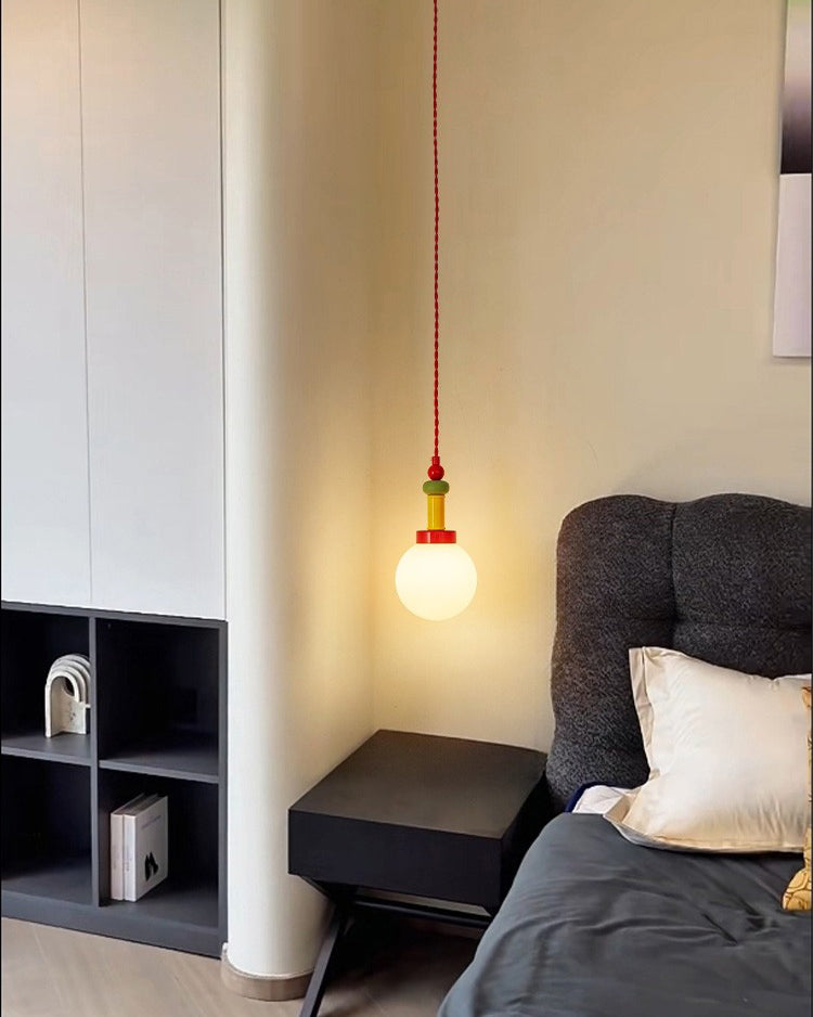 WOMO Glass Globe Children Pendant Light-WM3188