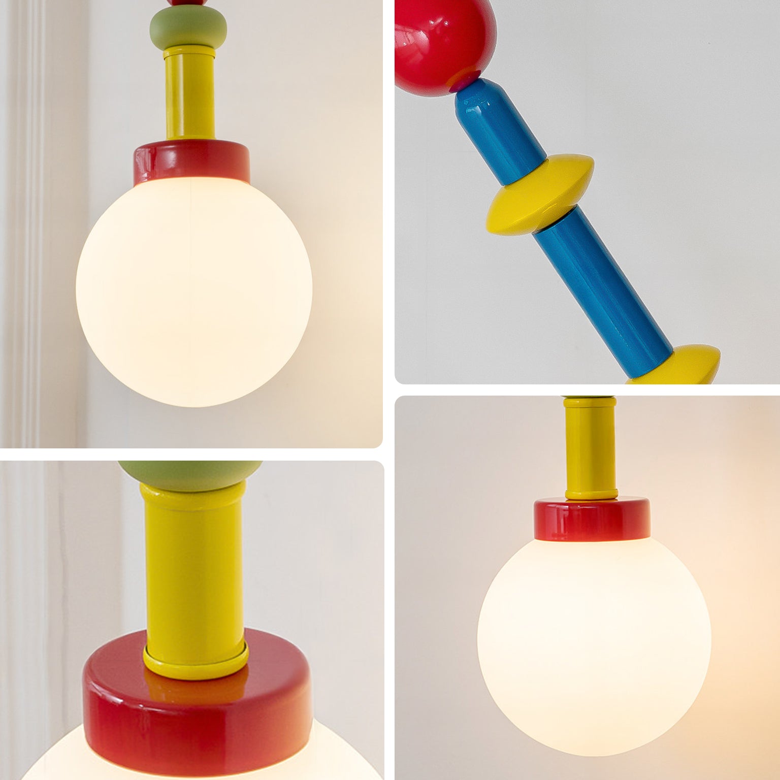 WOMO Glass Globe Children Pendant Light-WM3188