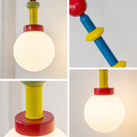 WOMO Glass Globe Children Pendant Light-WM3188