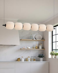 WOMO Lantern Linear Pendant Light-WM3189