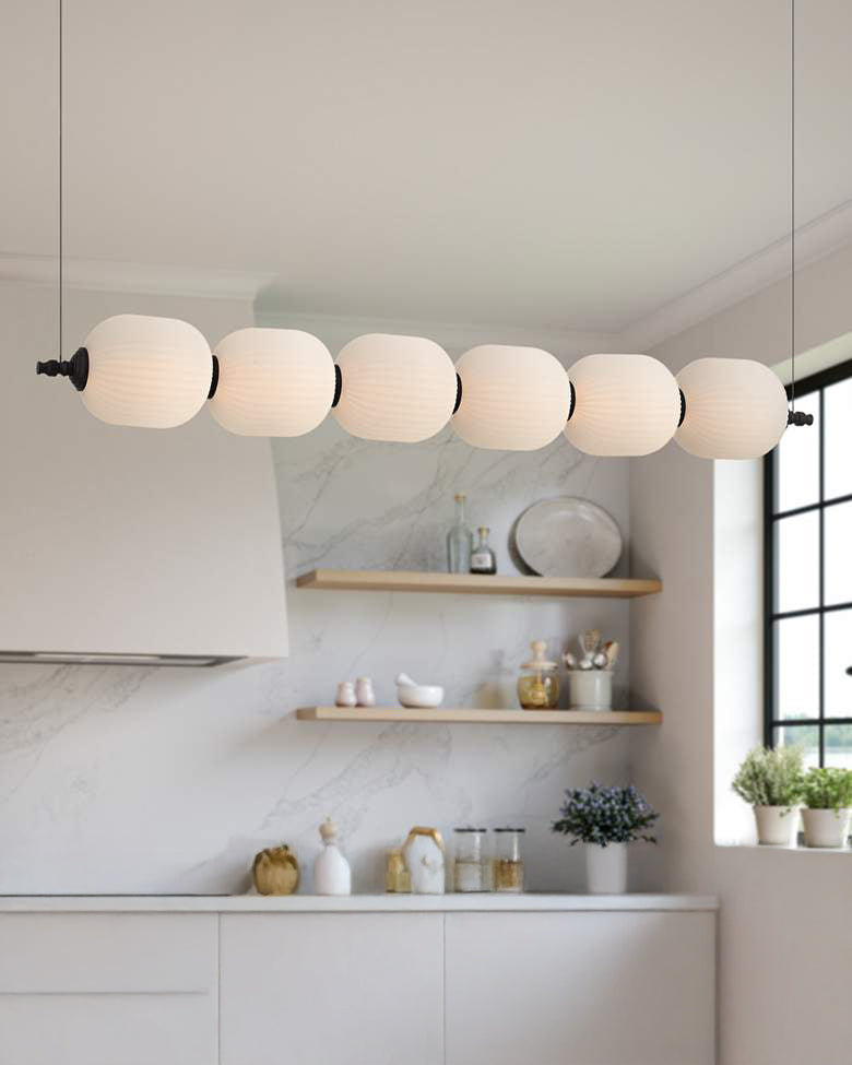 WOMO Lantern Linear Pendant Light-WM3189