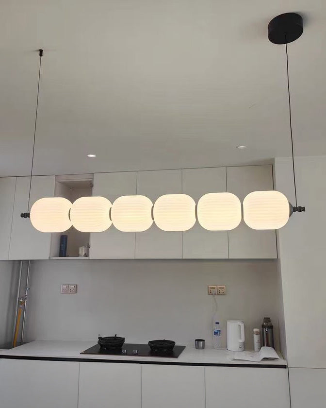 WOMO Lantern Linear Pendant Light-WM3189