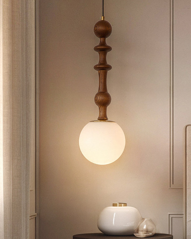 WOMO Glass Globe Pendant Light-WM3190