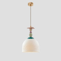 WOMO Modern Embossed Ceramic Pendant Light-WM3191