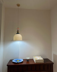 WOMO Modern Embossed Ceramic Pendant Light-WM3191