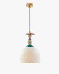 WOMO Modern Embossed Ceramic Pendant Light-WM3191