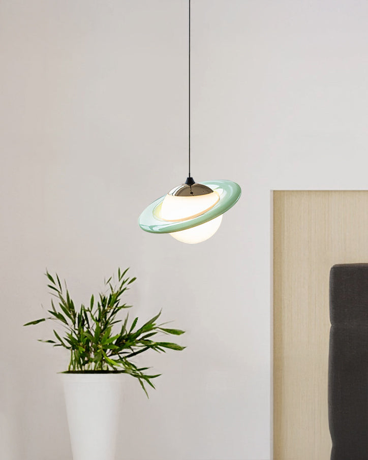 WOMO Planet Globe Glass Pendant Light-WM3192