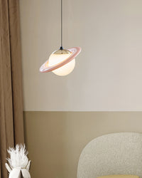 WOMO Planet Globe Glass Pendant Light-WM3192