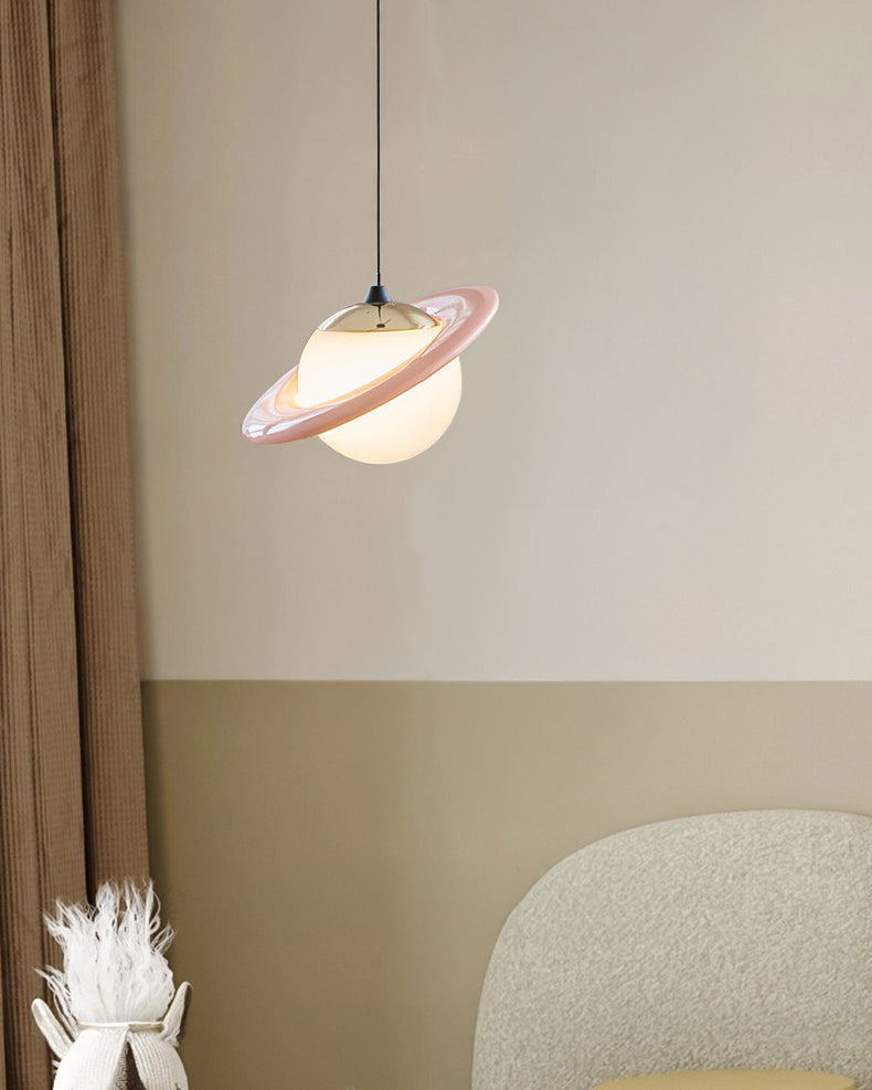 WOMO Planet Globe Glass Pendant Light-WM3192