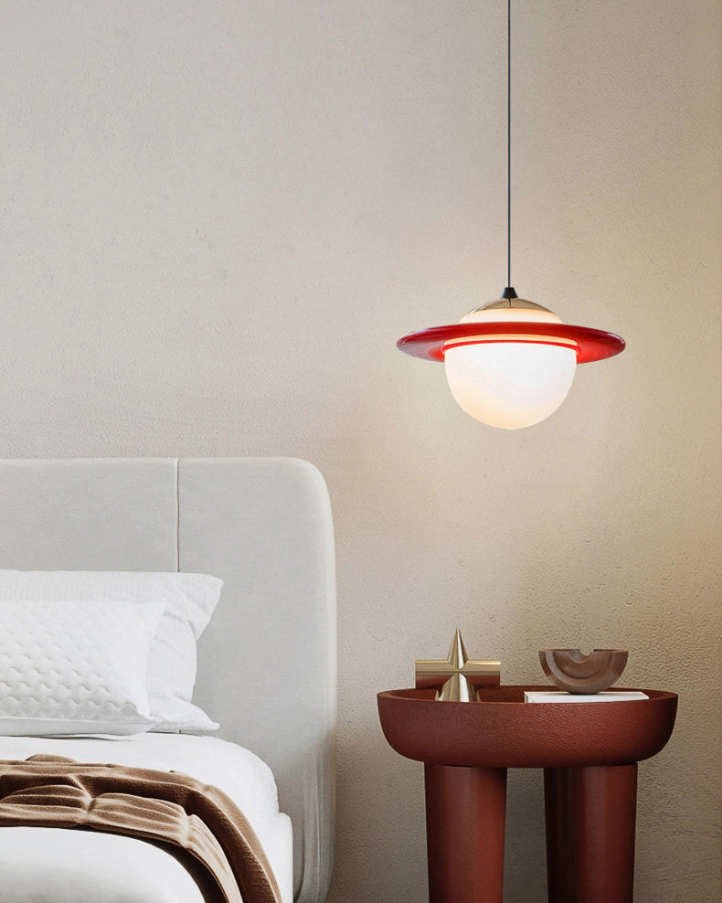 WOMO Planet Globe Glass Pendant Light-WM3192