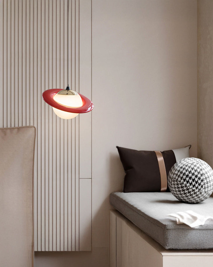WOMO Planet Globe Glass Pendant Light-WM3192