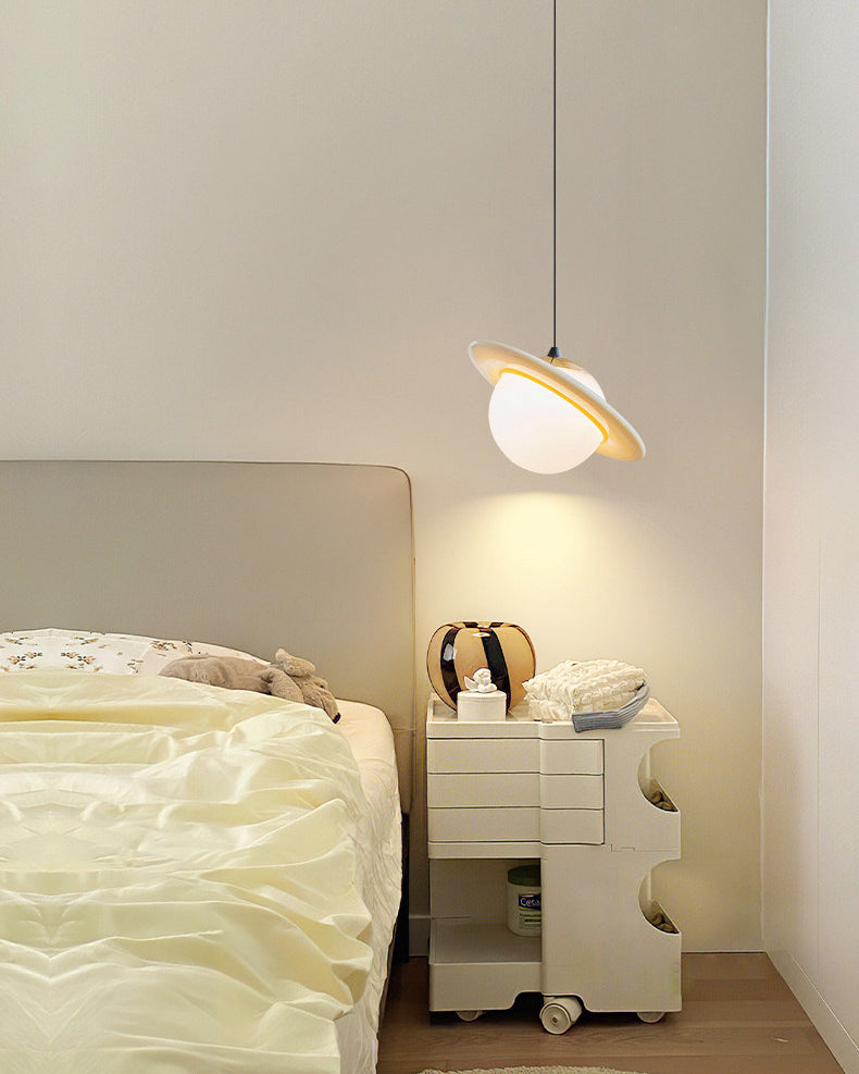 WOMO Planet Globe Glass Pendant Light-WM3192