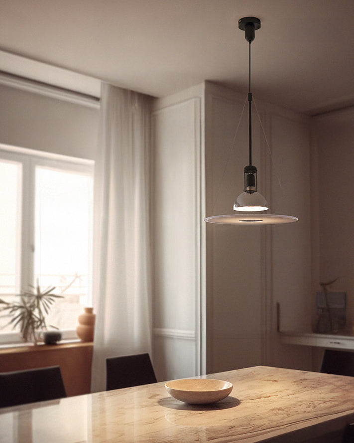 WOMO White Flying Saucer Pendant Light-WM3195