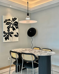 WOMO White Flying Saucer Pendant Light-WM3195