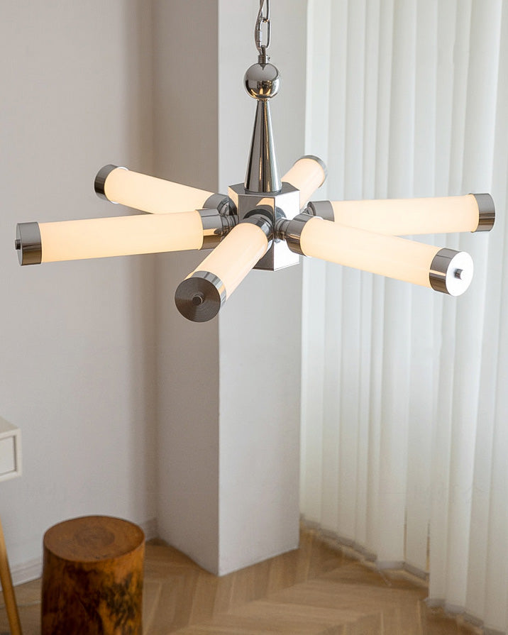 WOMO Chrome Multiple Tube Chandelier-WM3199