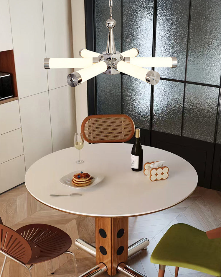 WOMO Chrome Multiple Tube Chandelier-WM3199