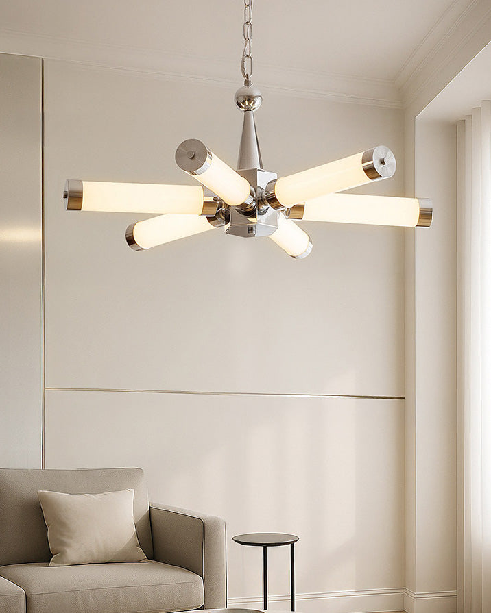 WOMO Chrome Multiple Tube Chandelier-WM3199