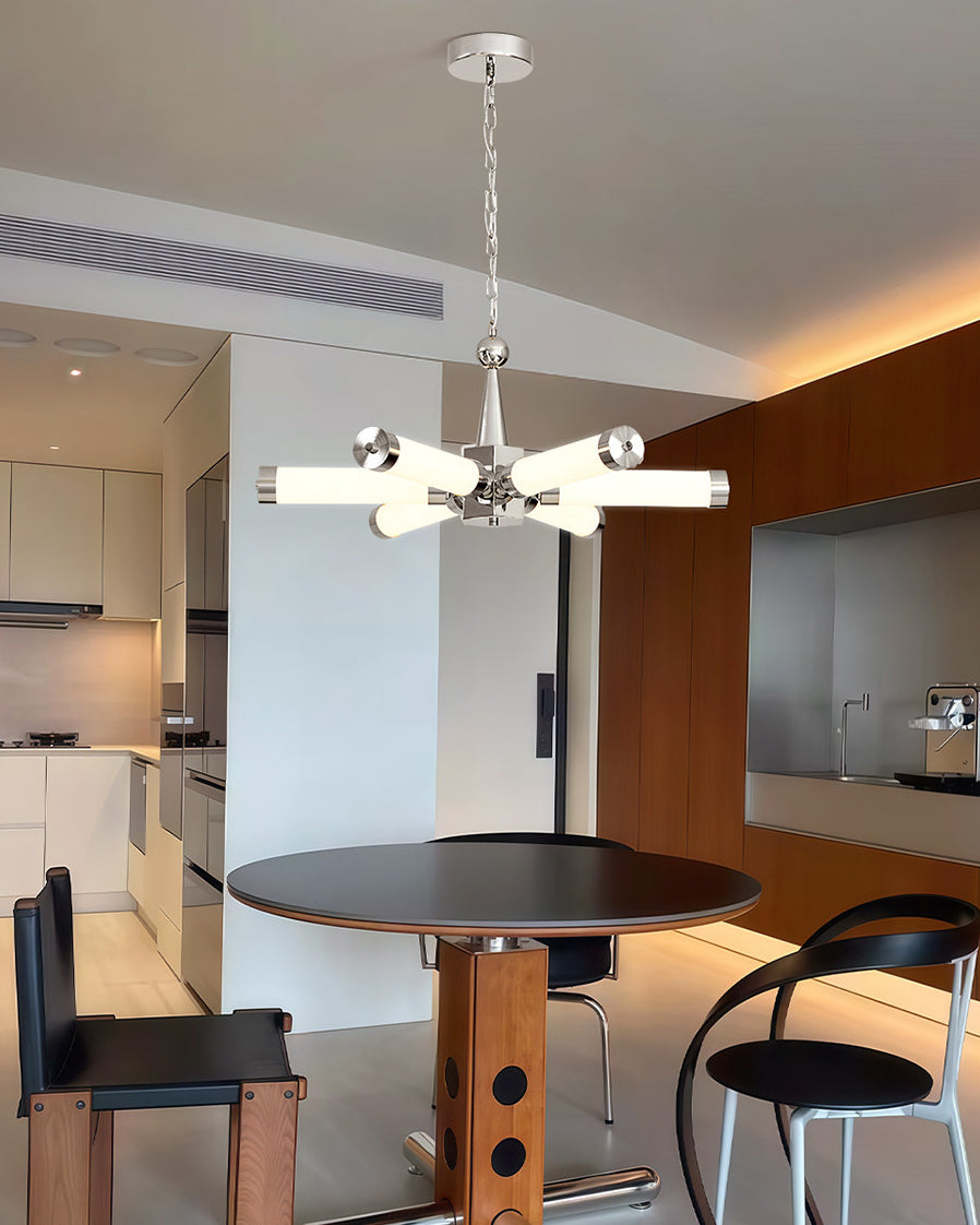 WOMO Chrome Multiple Tube Chandelier-WM3199