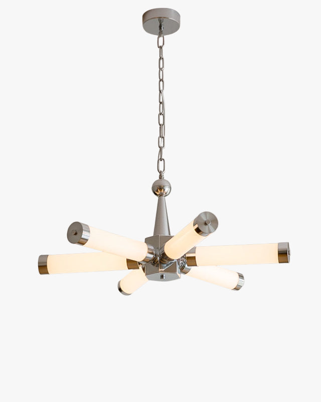 WOMO Chrome Multiple Tube Chandelier-WM3199