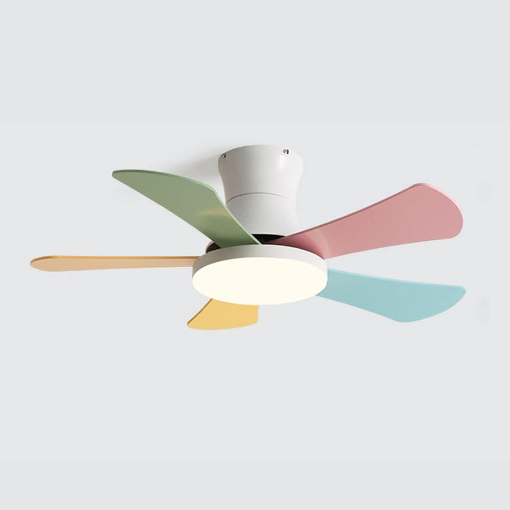 WOMO Scandi Low Profile Ceiling Fan Lamp-WM5086