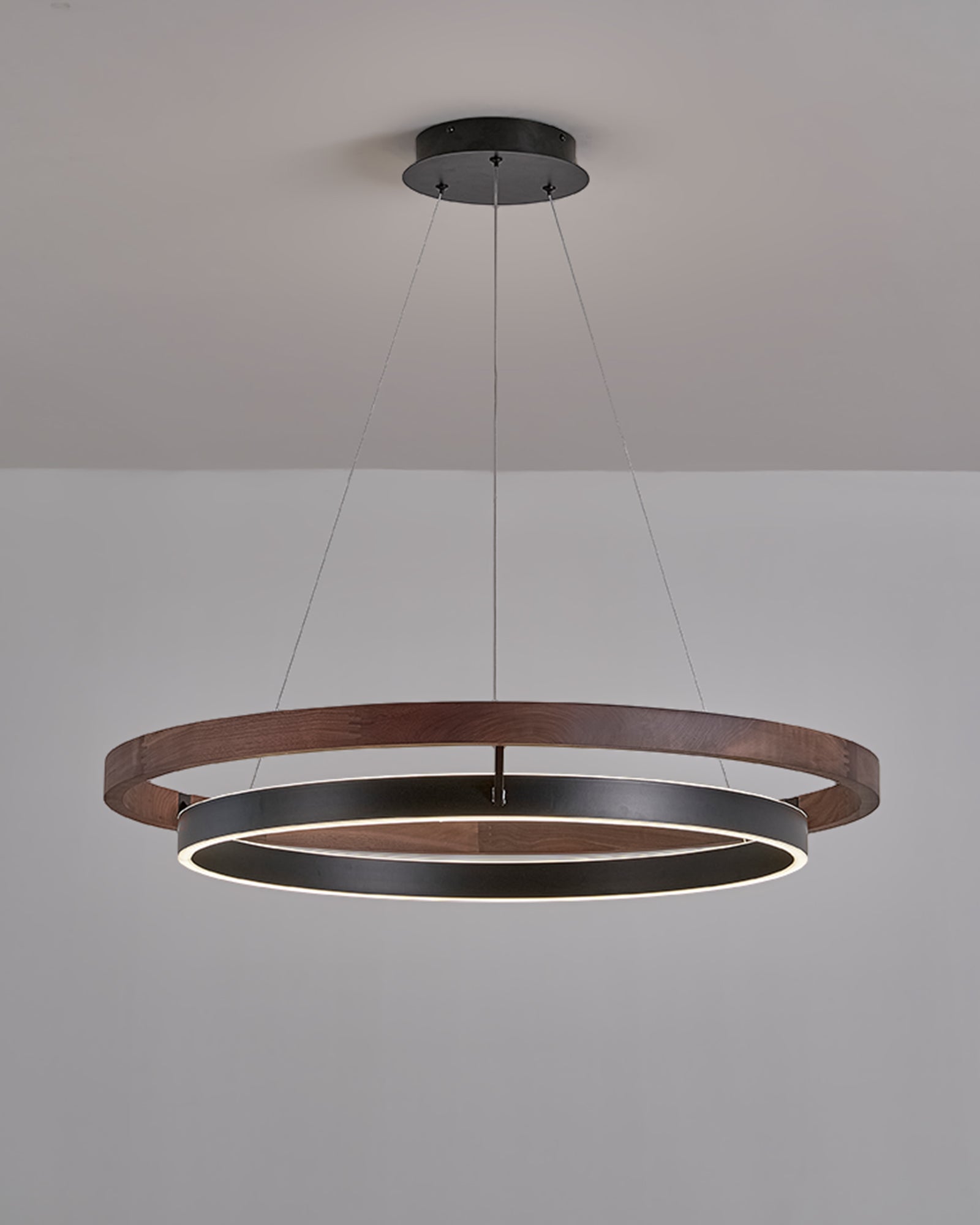 WOMO Circular Wood Led Chandelier-WM2492