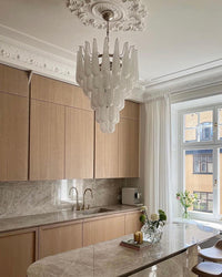 WOMO Art Deco Raindrop Chandelier Light-WM3202