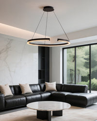 WOMO Minimalist Semi-Circular Acrylic Chandelier-WM3186