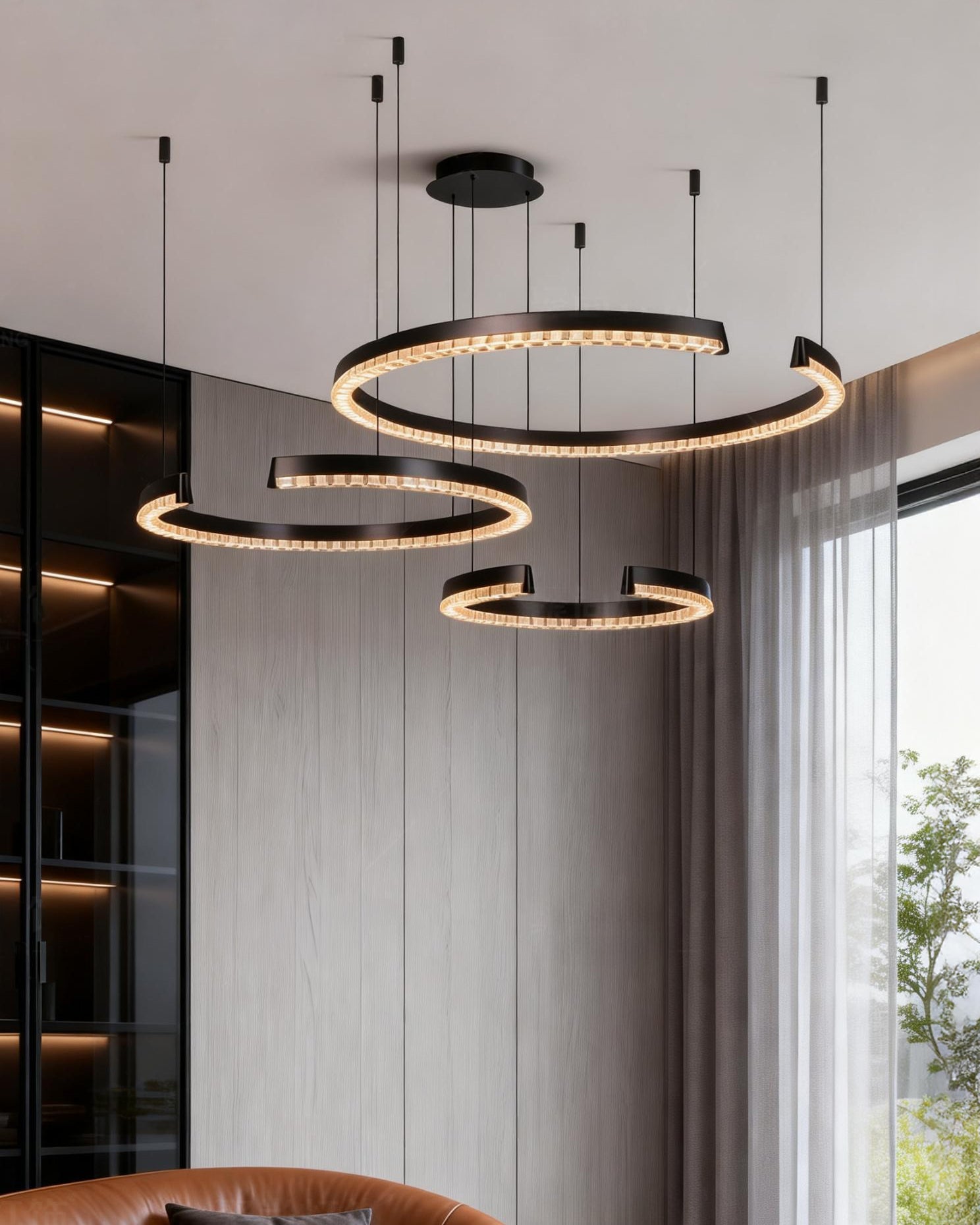 WOMO Circular Up Down Led Chandelier-WM3214