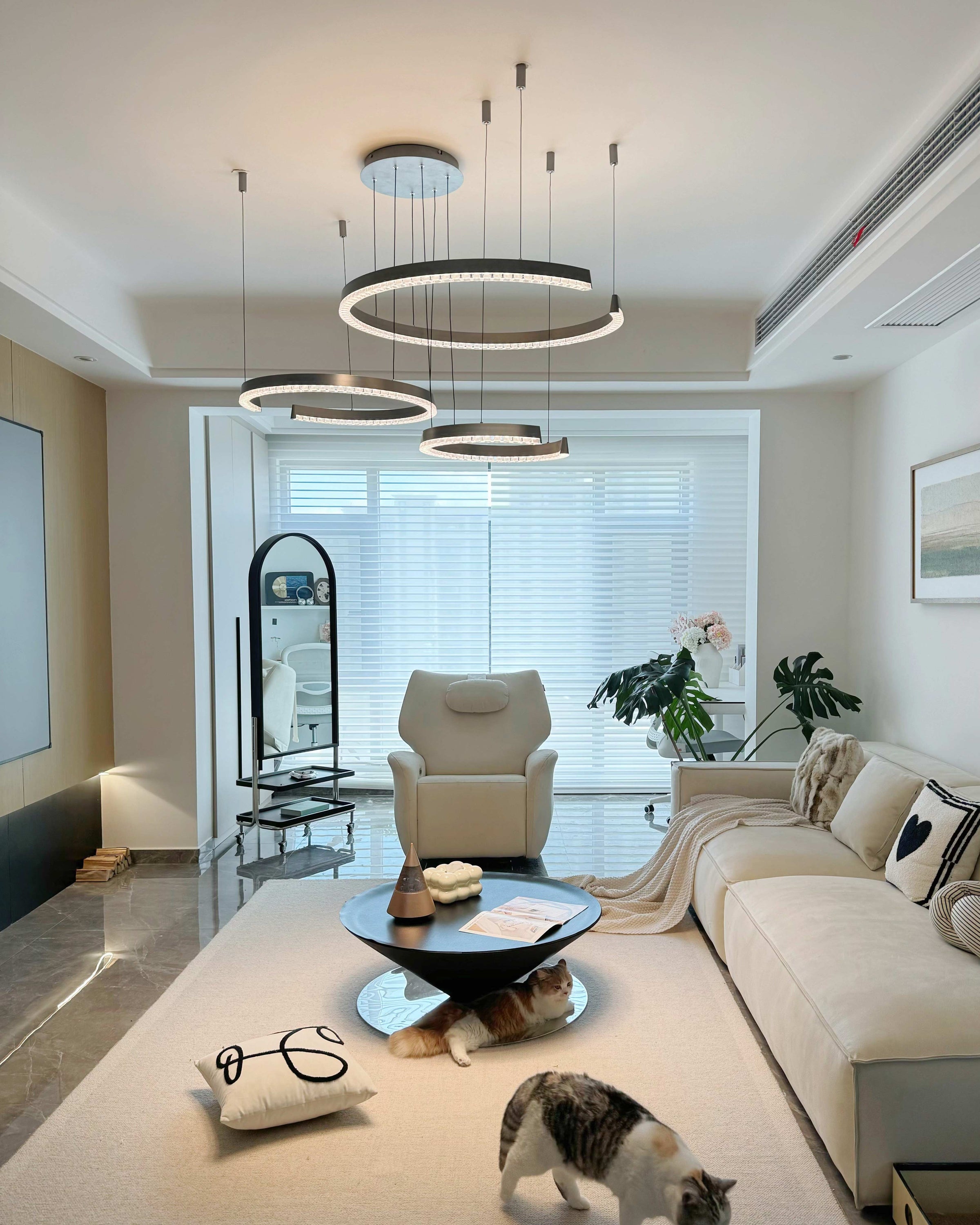 WOMO Circular Up Down Led Chandelier-WM3214