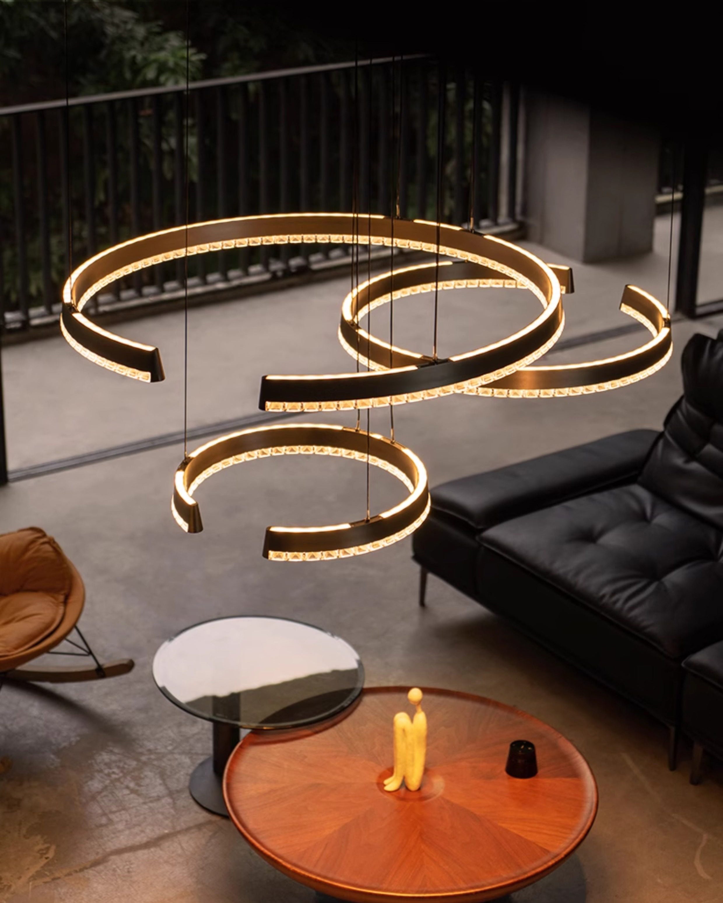 WOMO Circular Up Down Led Chandelier-WM3214