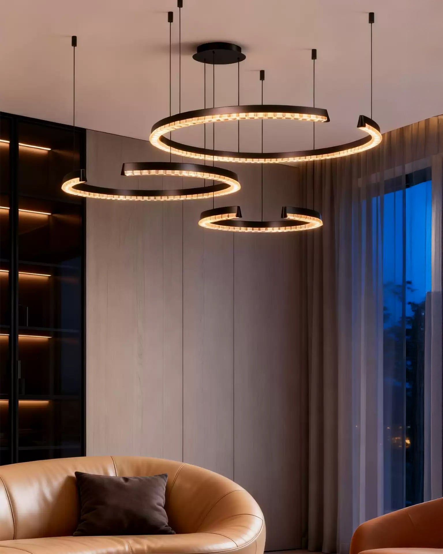 WOMO Circular Up Down Led Chandelier-WM3214