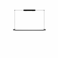 WOMO Modern Black Linear Pendant Light - WM3225