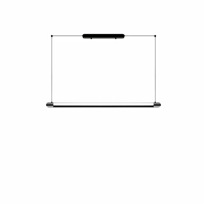 WOMO Modern Black Linear Pendant Light - WM3225