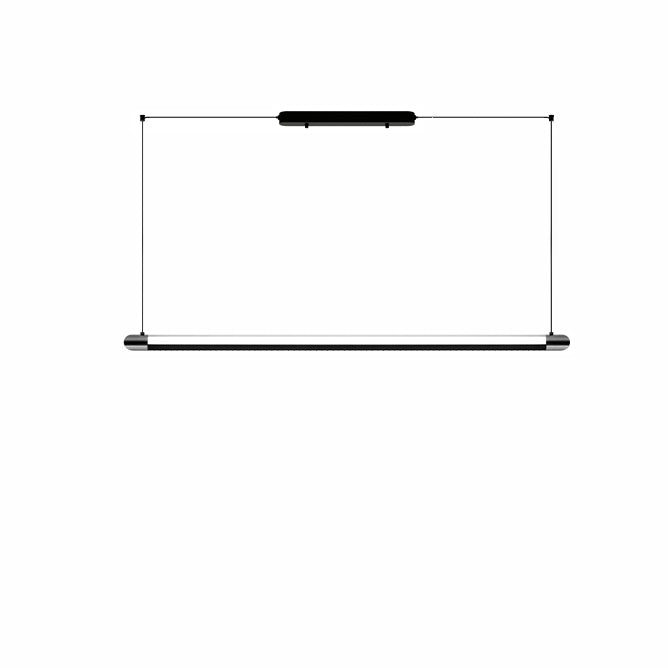 WOMO Modern Black Linear Pendant Light - WM3225