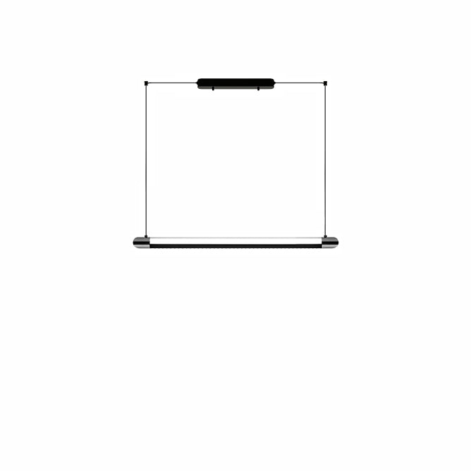 WOMO Black Linear Pendant Light with Dimmer- WM3225