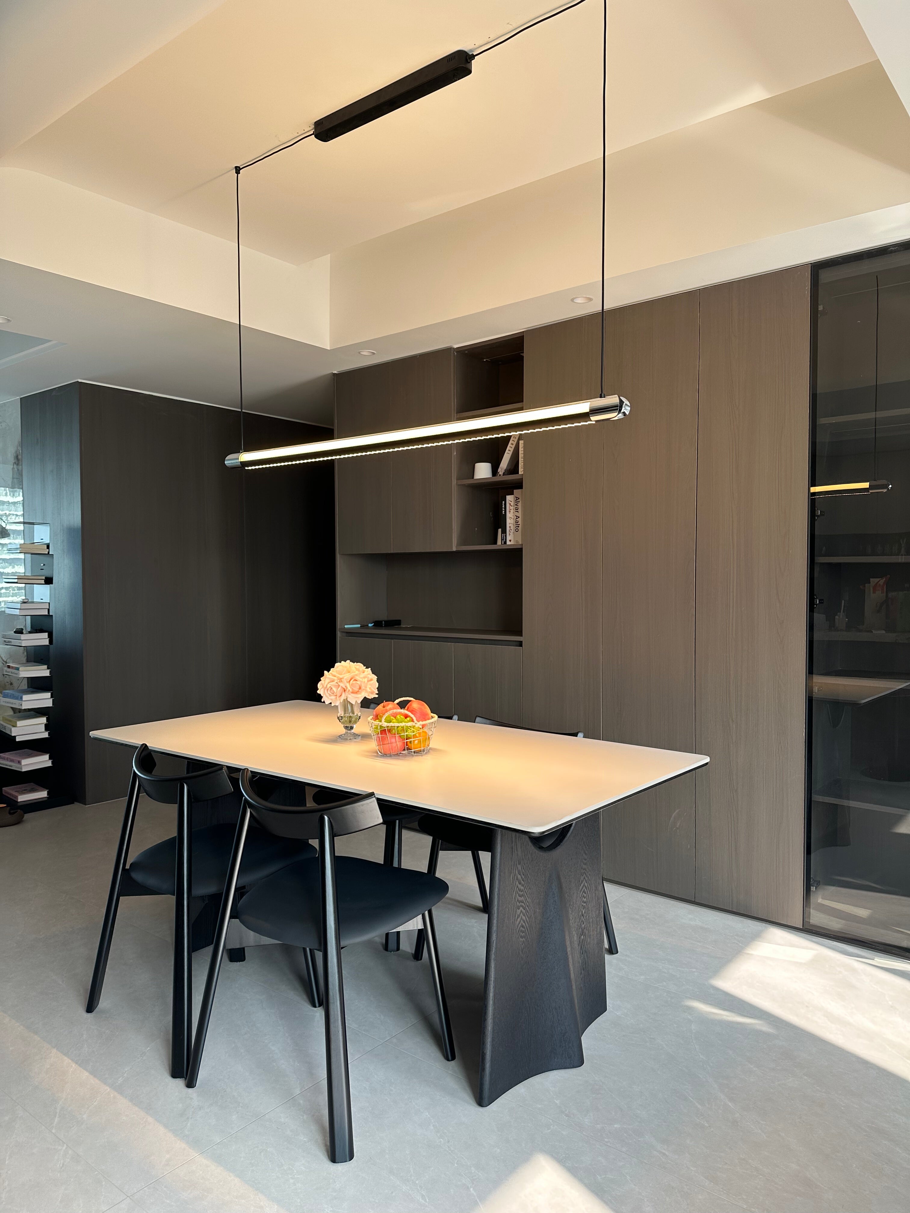 WOMO Modern Black Linear Pendant Light - WM3225