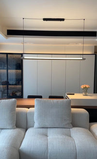 WOMO Modern Black Linear Pendant Light - WM3225