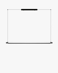 WOMO Modern Black Linear Pendant Light - WM3225