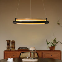 WOMO Circular Wood Ring LED Chandelier-WM3263