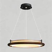WOMO Circular Wood Ring LED Chandelier-WM3263