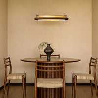 WOMO Circular Wood Ring LED Chandelier-WM3263