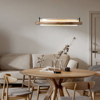 WOMO Circular Wood Ring LED Chandelier-WM3263