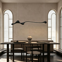 WOMO Wood Long Linear Pendant Light-WM3266
