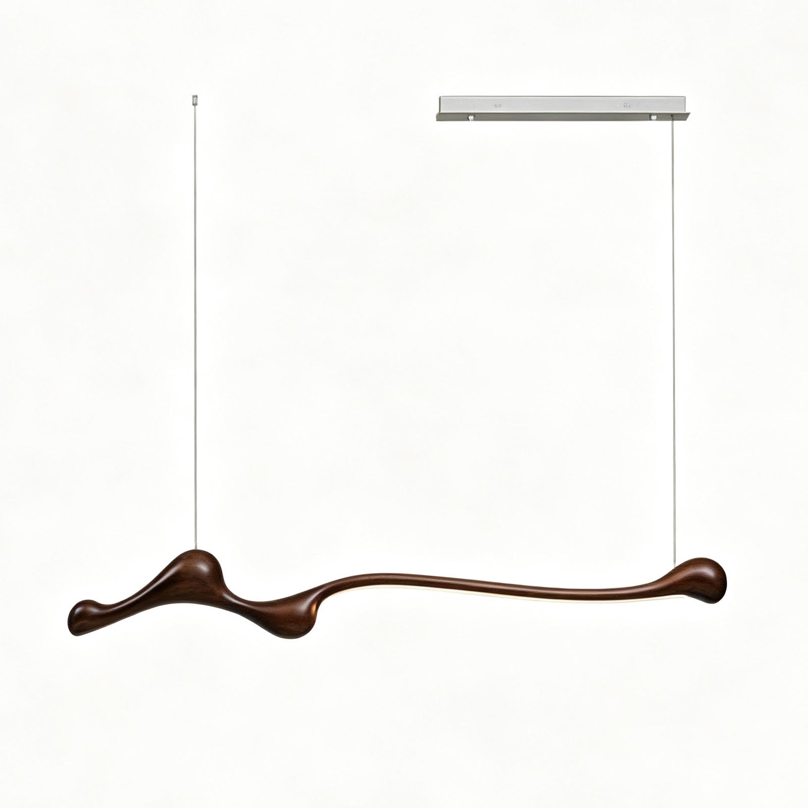 WOMO Wood Long Linear Pendant Light-WM3266