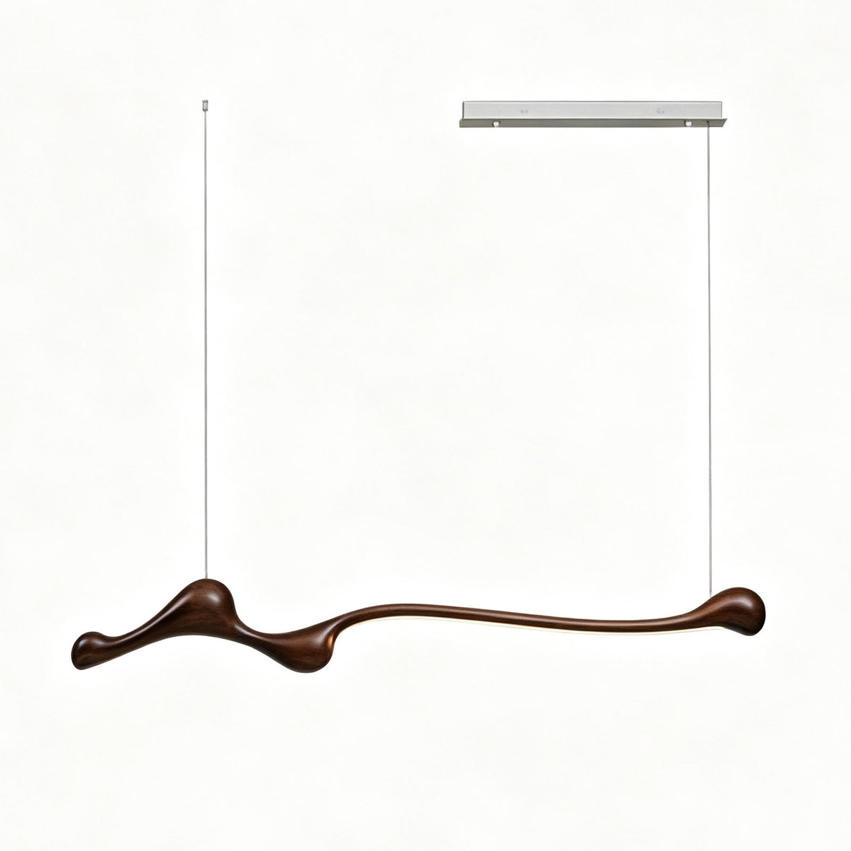 WOMO Wood Long Linear Pendant Light-WM3266