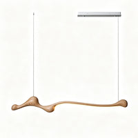 WOMO Wood Long Linear Pendant Light-WM3266