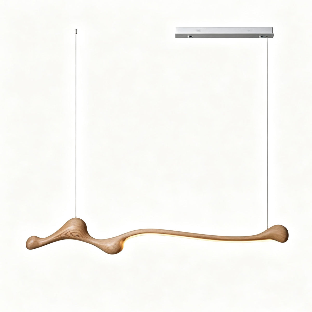 WOMO Wood Long Linear Pendant Light-WM3266