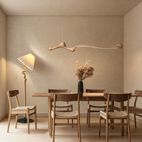 WOMO Wood Long Linear Pendant Light-WM3266